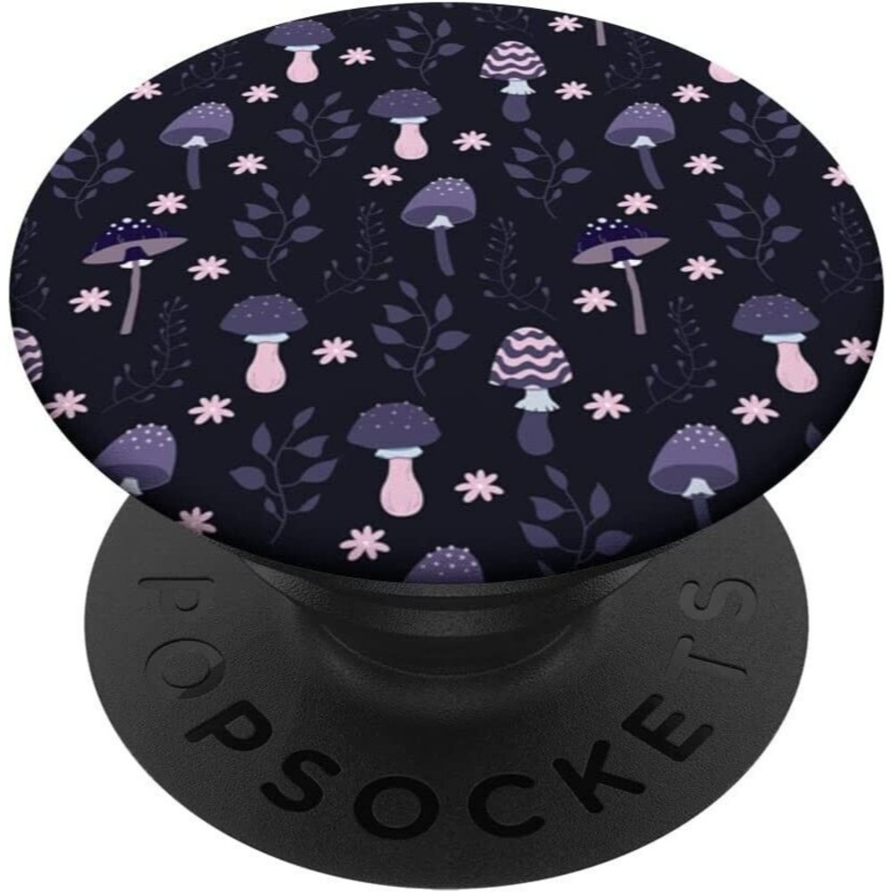 Retro Trendy Mushroom Flower Hippie 60s 70s Aesthetic Decor PopSockets PopGrip